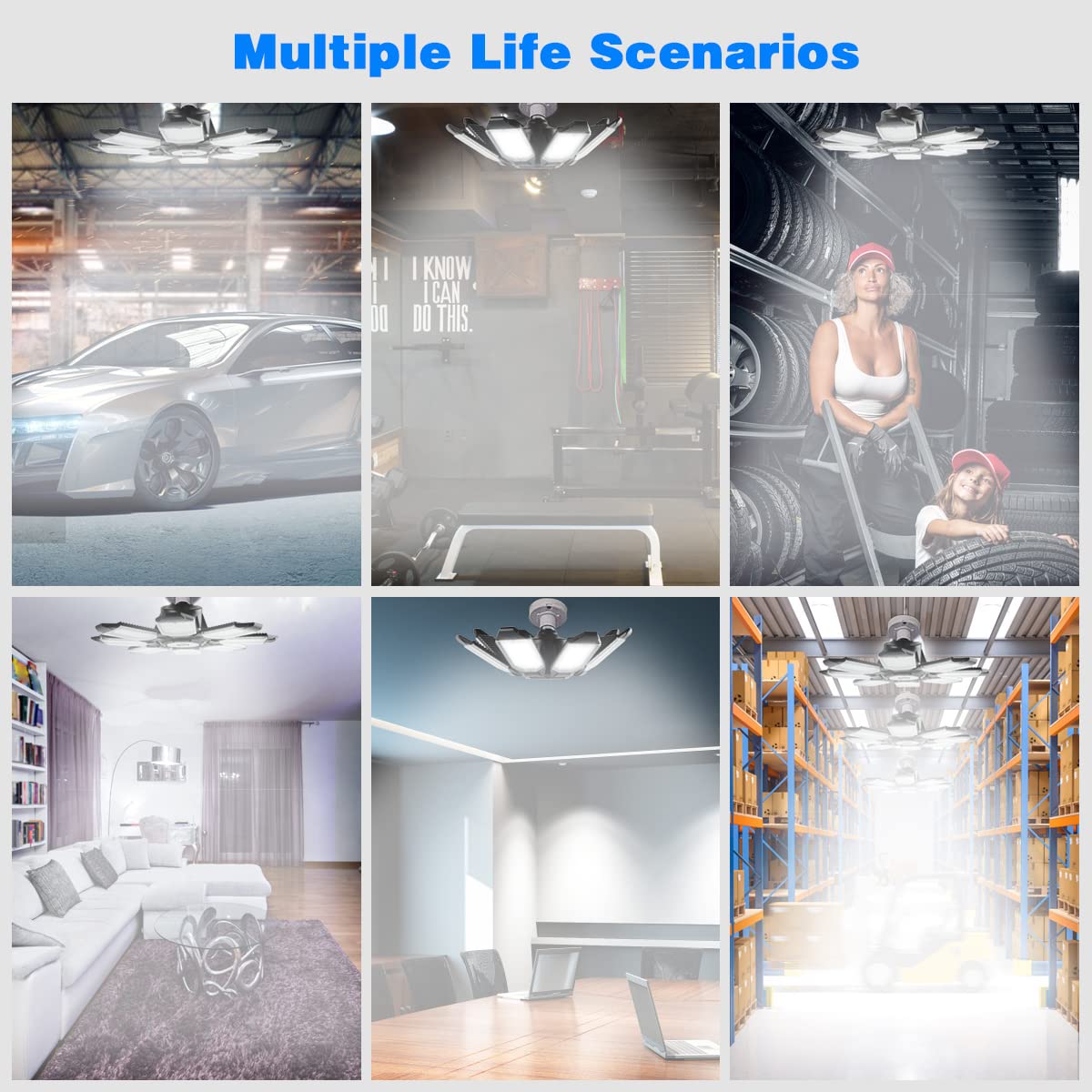 POLARPRA versatile lighting for garages, barns, attics, and more