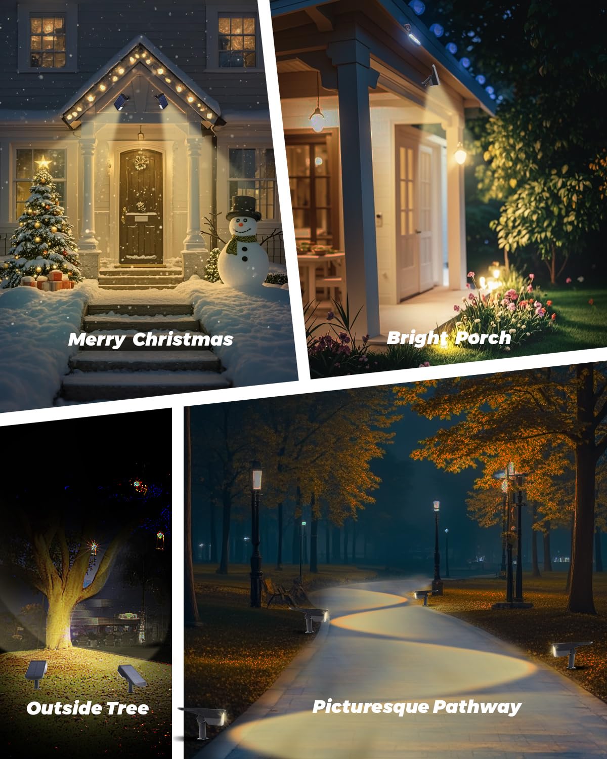 POLIGHTY yard-border spotlight adds even lighting along garden edges