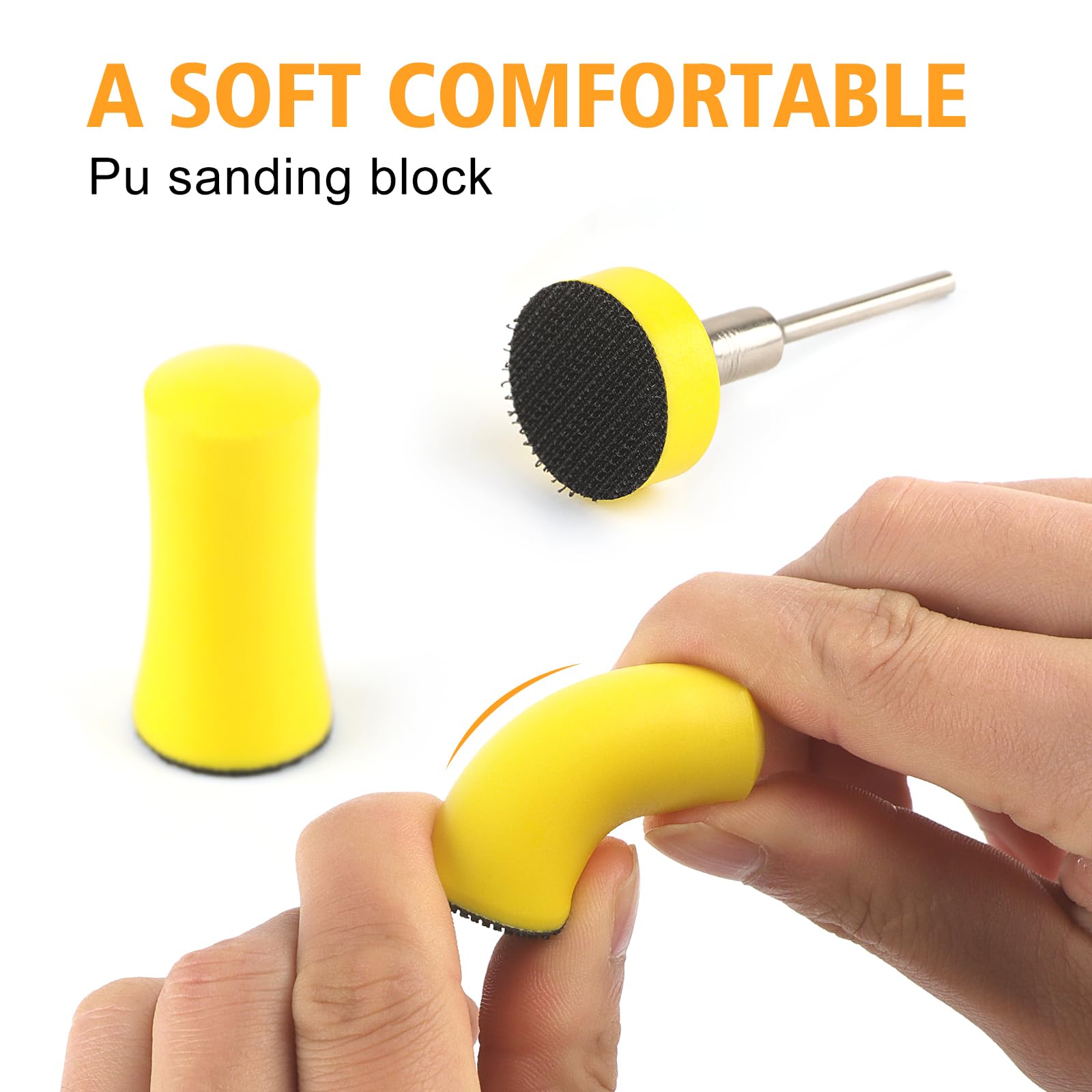 POLIWELL buffering pad and wool pad for a bright, smooth final polish