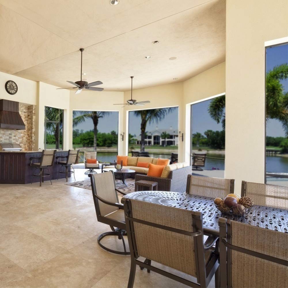 Pololo black fiberglass screen boosts curb appeal and airflow.