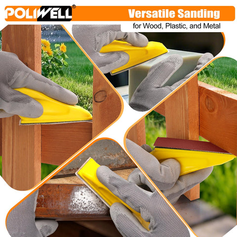 POLIWELL soft PU foam grip and light feel.