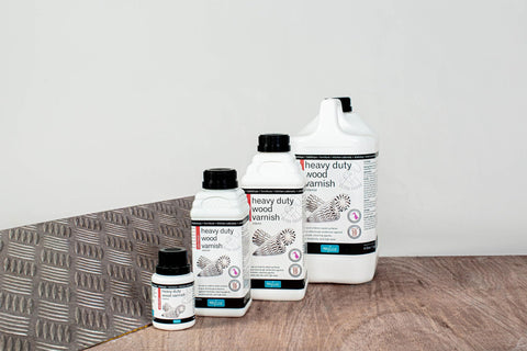 Brush-ready application with satin finish for quick, even coating on wood