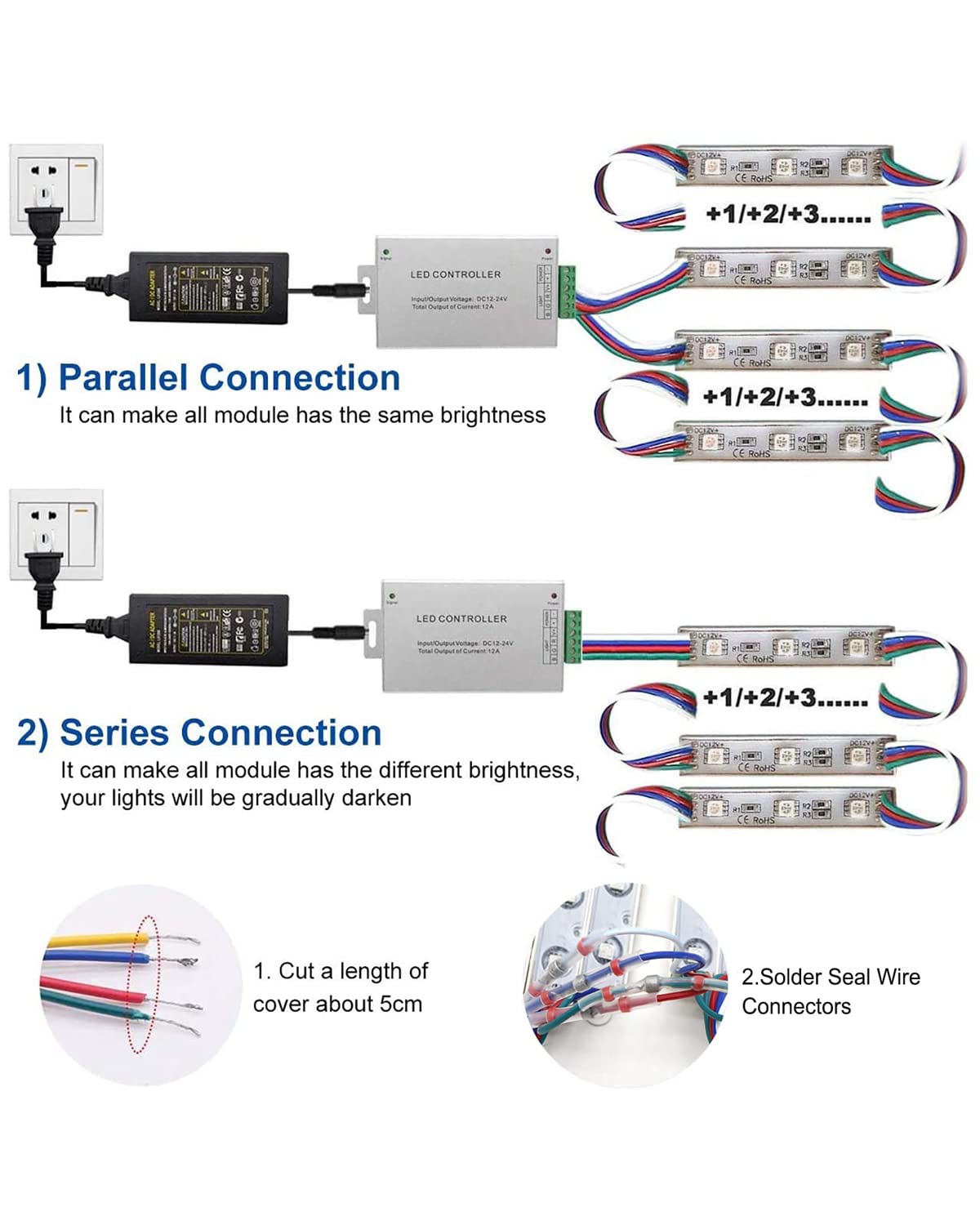 Pomelotree lights with screw holes for secure mounting.