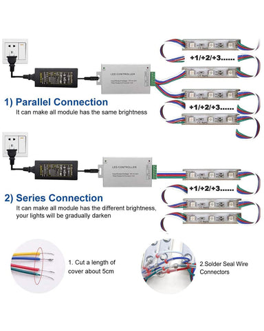 Pomelotree lights with screw holes for secure mounting.