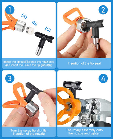 Pomelotree spray nozzle 623 boosts coverage on large surfaces