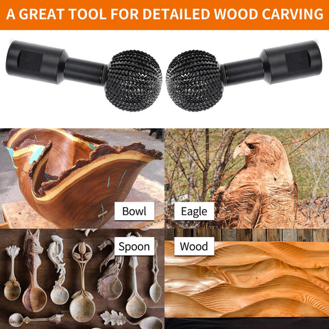 Pomsare hollowing and undercutting attachment creates depth and detail