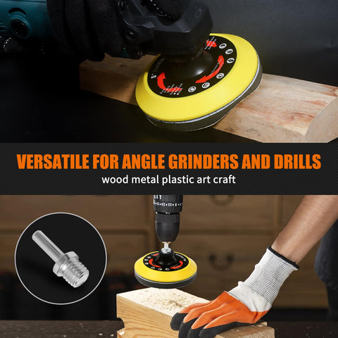 Pomsare suitable for metal, wood, and plastics sanding.