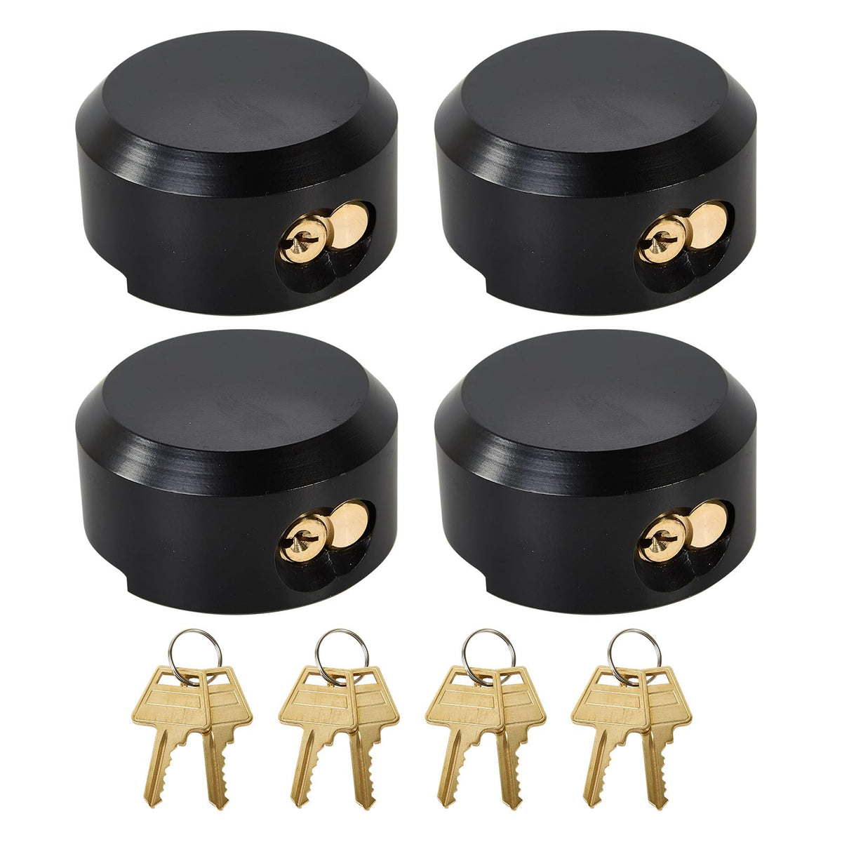 Pomunty trailer lock four-pack demonstrates durable security for multiple doors