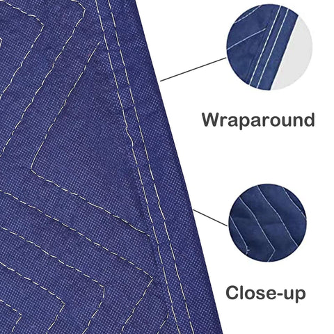 PONGHEI 2 dual sided blanket laid on floor protecting surfaces during move
