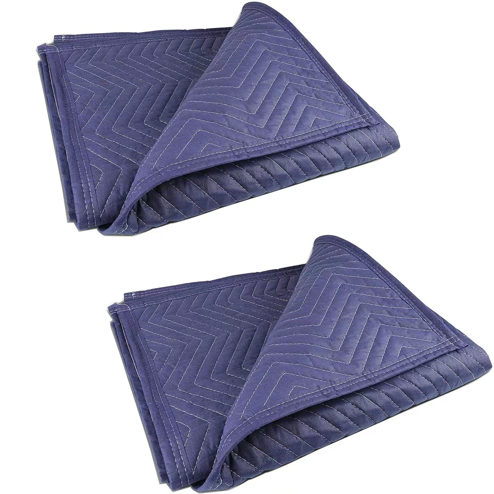PONGHEI 2 moving blanket folded to show durable zigzag stitching for padding