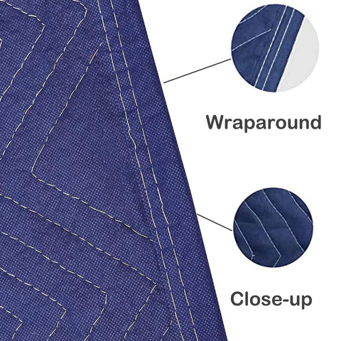 PONGHEI moving blanket edge highlighting edge protection and tear resistance.