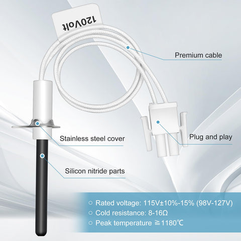 Pontuss easy-install furnace igniter plug-and-play design