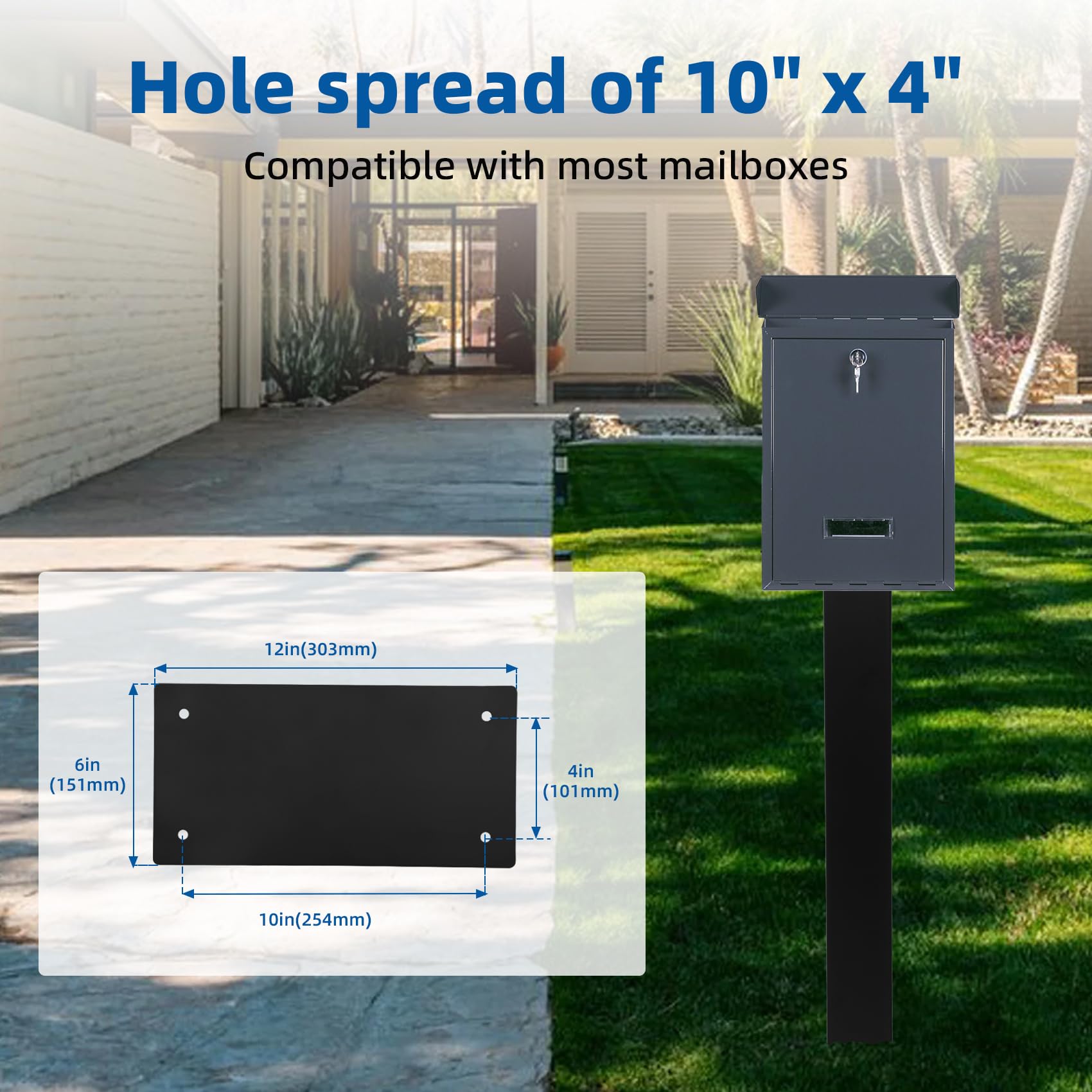 Pontuss bottom drainage holes prevent water buildup and corrosion.