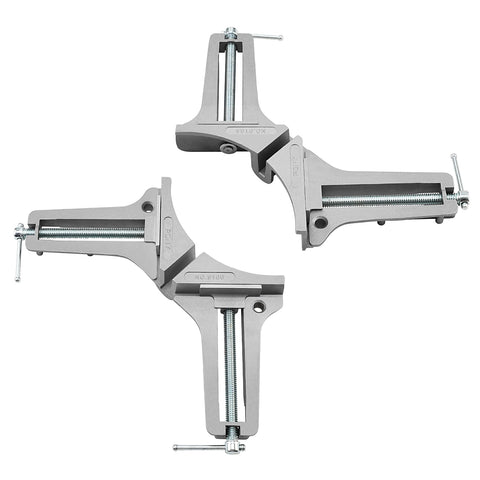 PONY 2-piece 90-degree corner clamp set with 3-inch opening for precise joints.