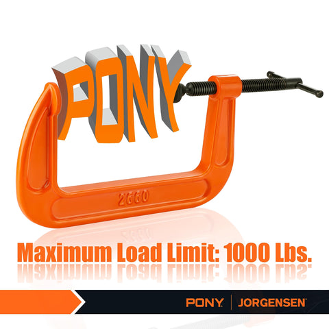 PONY 2660 clamp cast in ductile iron for strength