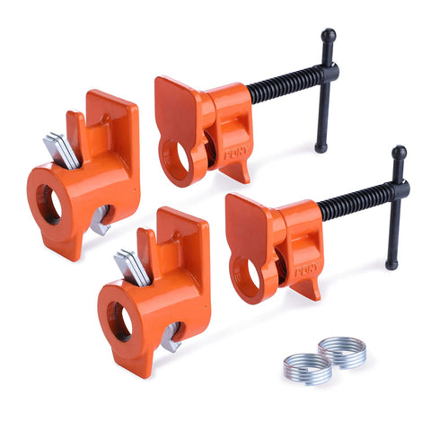 PONY 2-pack wood gluing pipe clamps secure boards during glue-ups