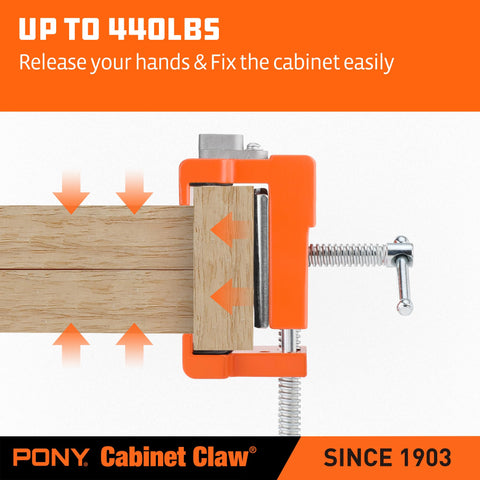 PONY 8510 enables faster, professional cabinet installation