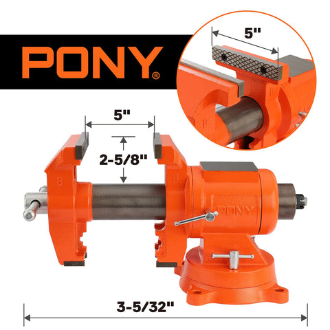 PONY replaceable jaw faces deliver long-lasting grip and easy maintenance