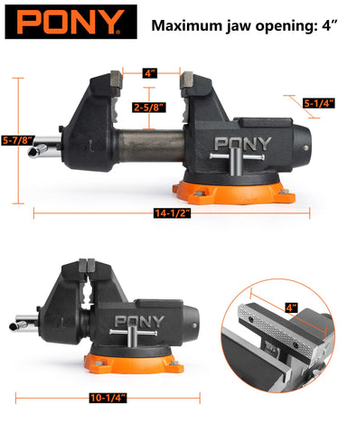 PONY 360-degree rotation improves accessibility and workflow.