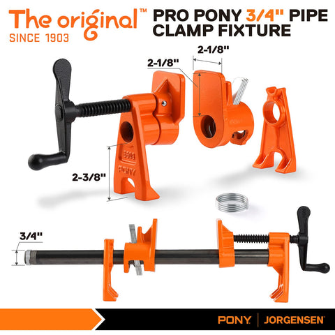 PONY PRO 2-Pack iron cast construction close-up showing durable mechanics.