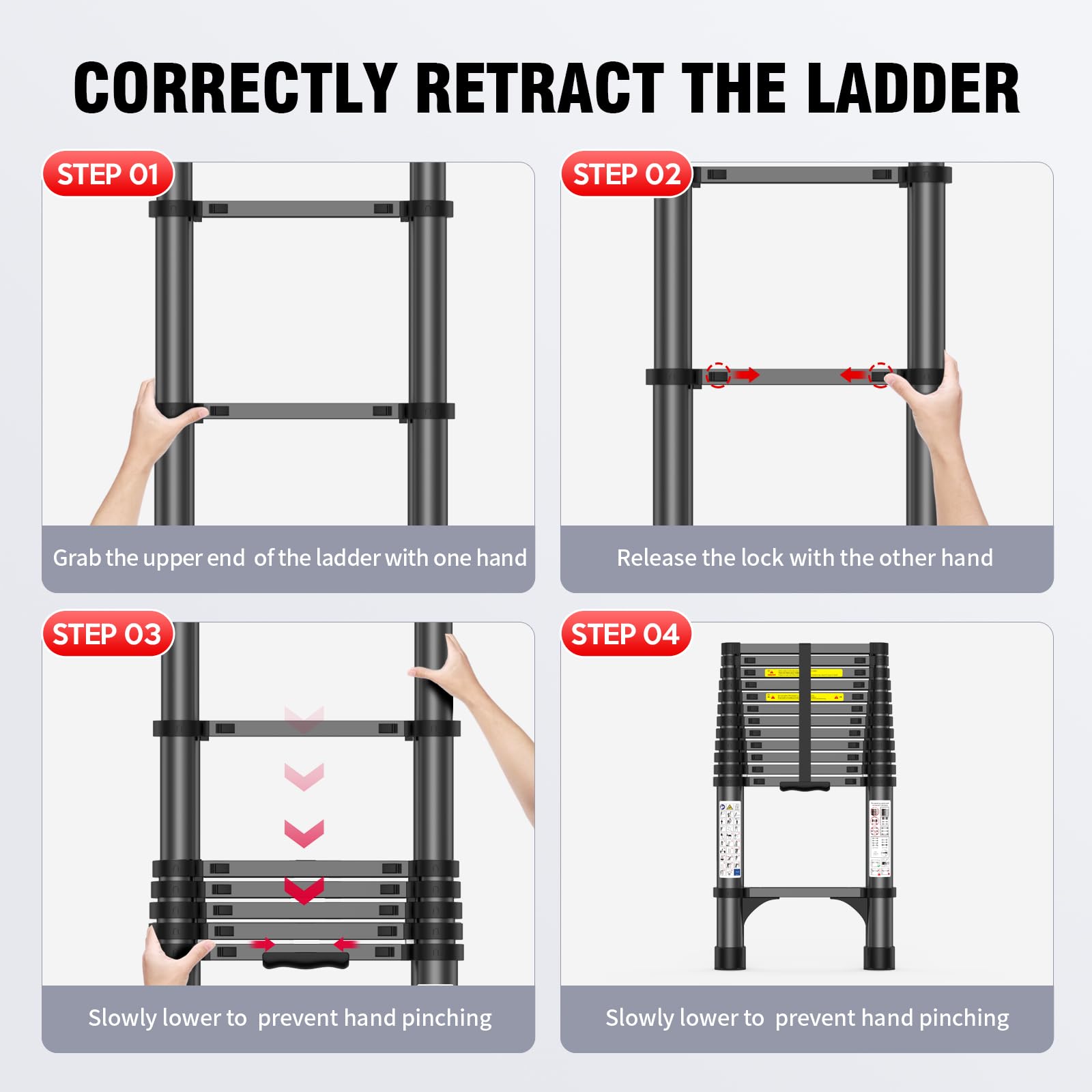 POONO triangular stabilizers add extra stability during use.