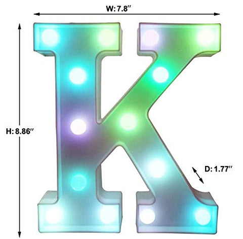 Pooqla wall-hanging or freestanding letters decorate any room with flexible display.