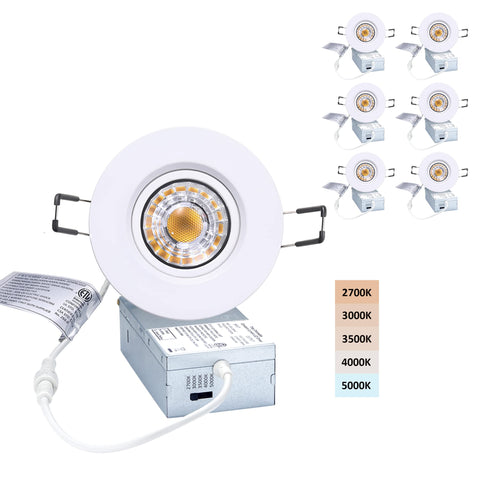 POPANU canless recessed gimbal downlight for a clean ceiling install