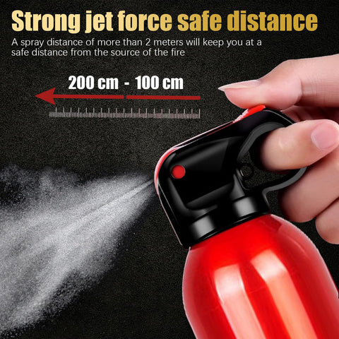 POPFRO extinguisher suitable for car, house, and boat use.