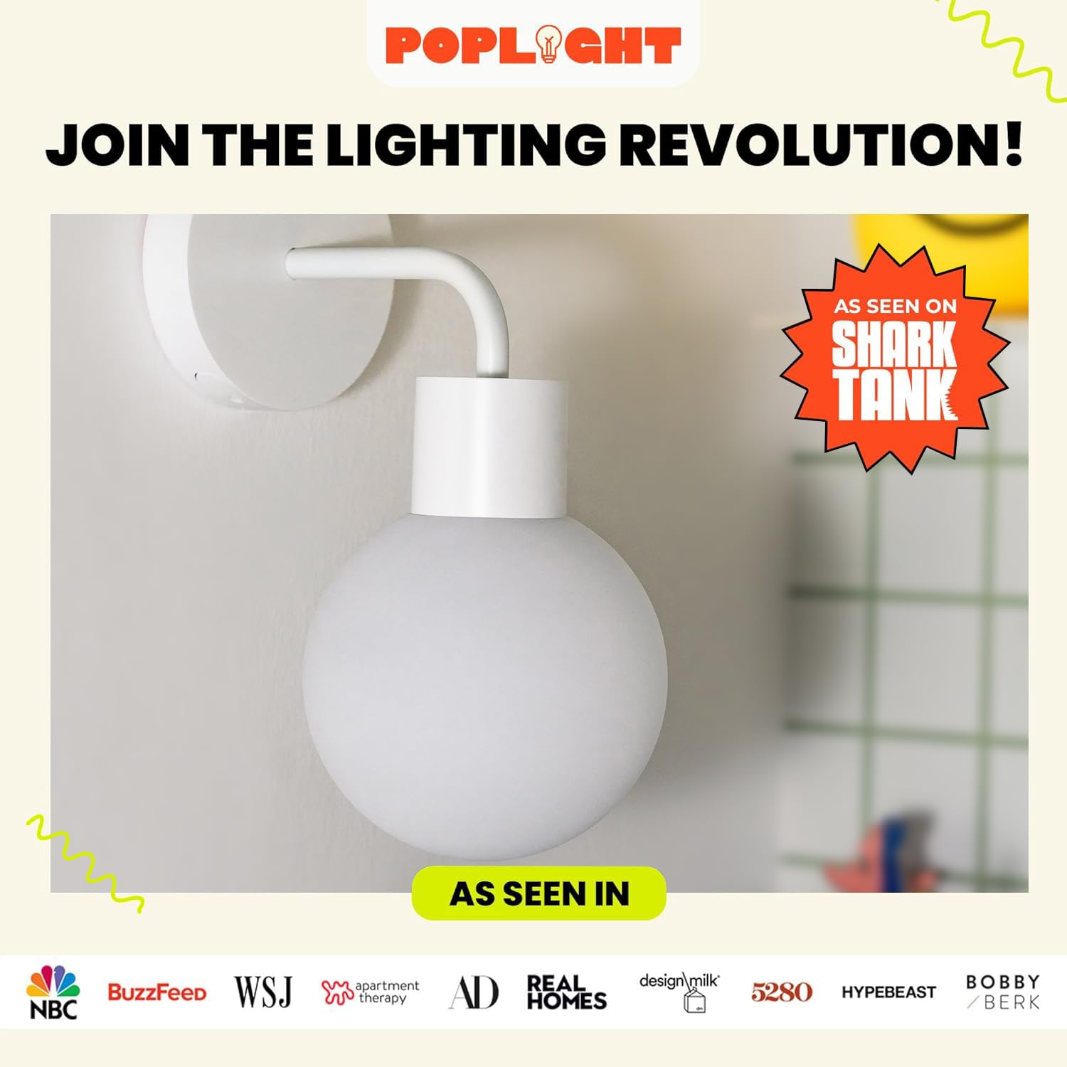 Poplight USB-C rechargeable battery offers cordless convenience and quick recharges.