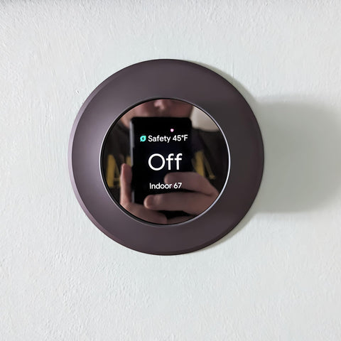 POPMAS charcoal finish complements modern decor.
