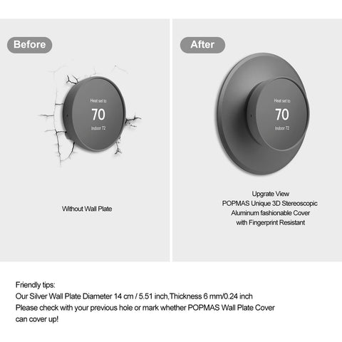POPMAS fingerprint-resistant finish keeps the surface clean.