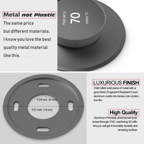 POPMAS Nest wall plate in charcoal provides precise fit for 2020 models.