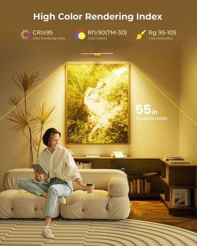 PopoIron art light with 40 LEDs offers vivid color