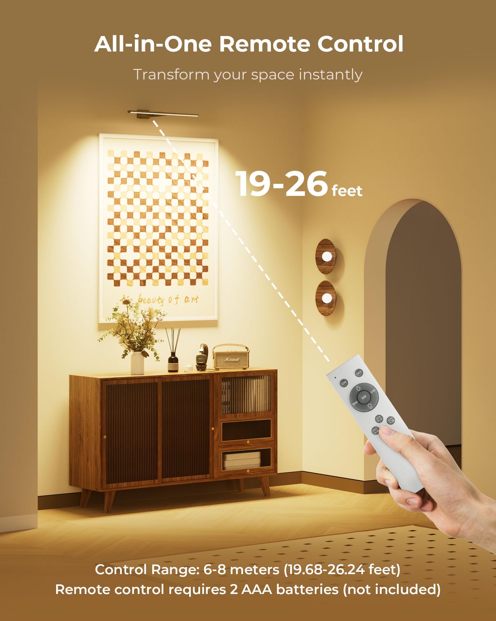 PopoIron dimmable brightness from 20% to 100% for mood