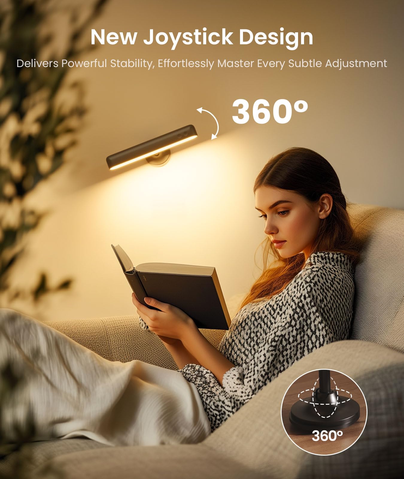 PopoIron easy install wall lamp with adhesive or screws