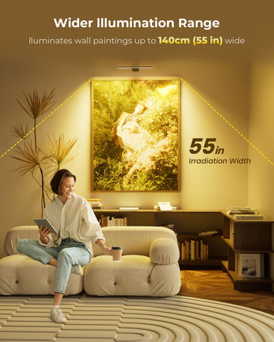 PopoIron Picture Light uses screw mounting for stable installation.