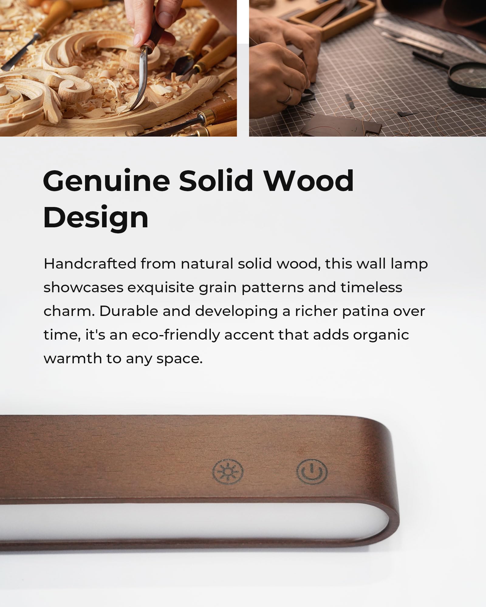 PopoIron wall light remote-control closeup enables quick brightness and color changes