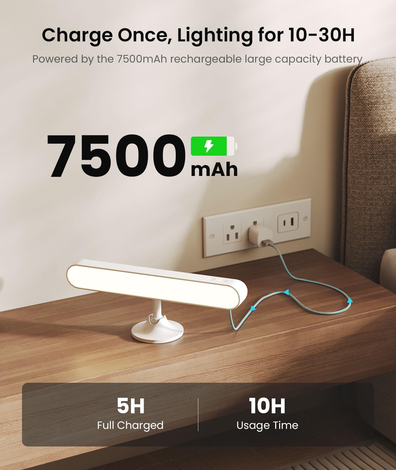 PopoIron wall sconce 360-degree rotation for precise light direction.