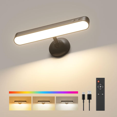 PopoIron wall sconce with 7500mAh battery for long, reliable lighting.