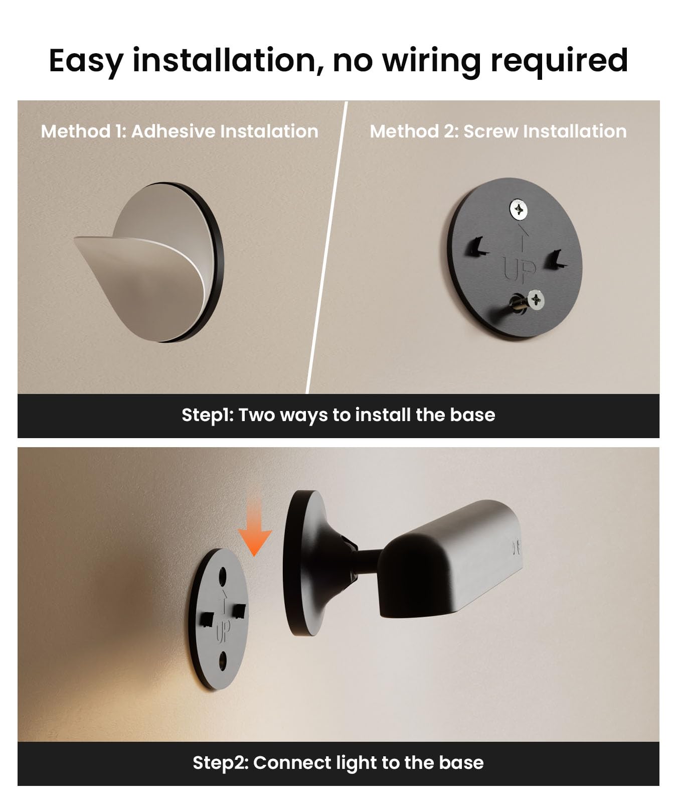 PopoIron wall sconce wide-angle LED coverage for broad illumination.