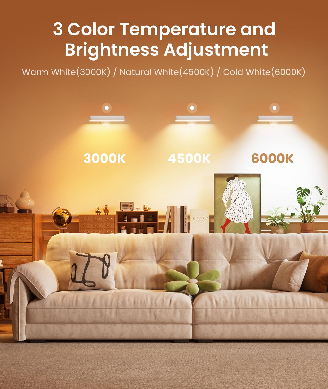 PopoIron wall sconce wide-area illumination with premium LEDs.