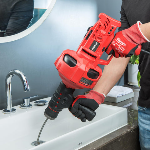 Populo 23-foot reach allows thorough cleaning of long or concealed blockages.