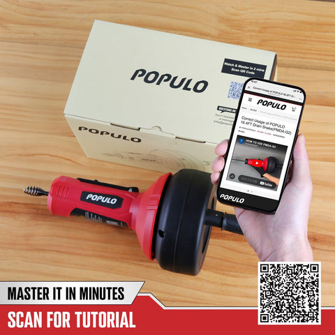 POPULO packaging shows complete kit for quick setup.