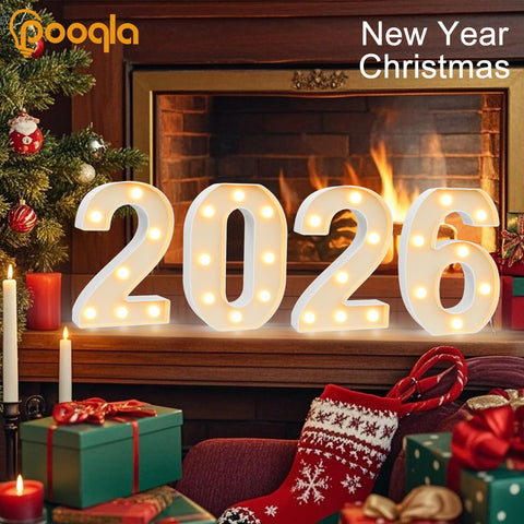 Pooqla battery-operated marquee numbers for portable setups anytime
