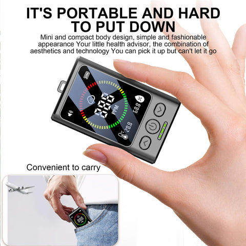 PortableCO detector compact design suitable for bedroom or kitchen