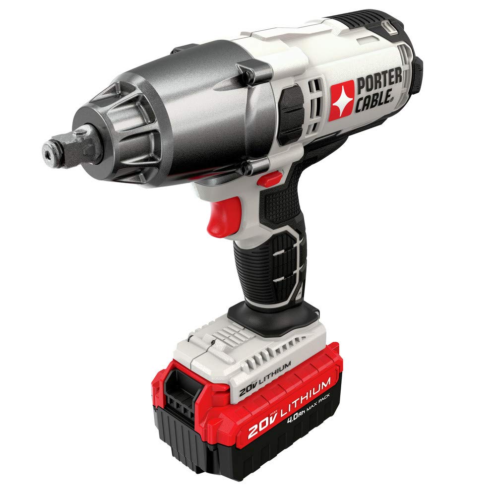 Porter-Cable PCC740LA 1/2-inch hog ring enables quick socket changes.