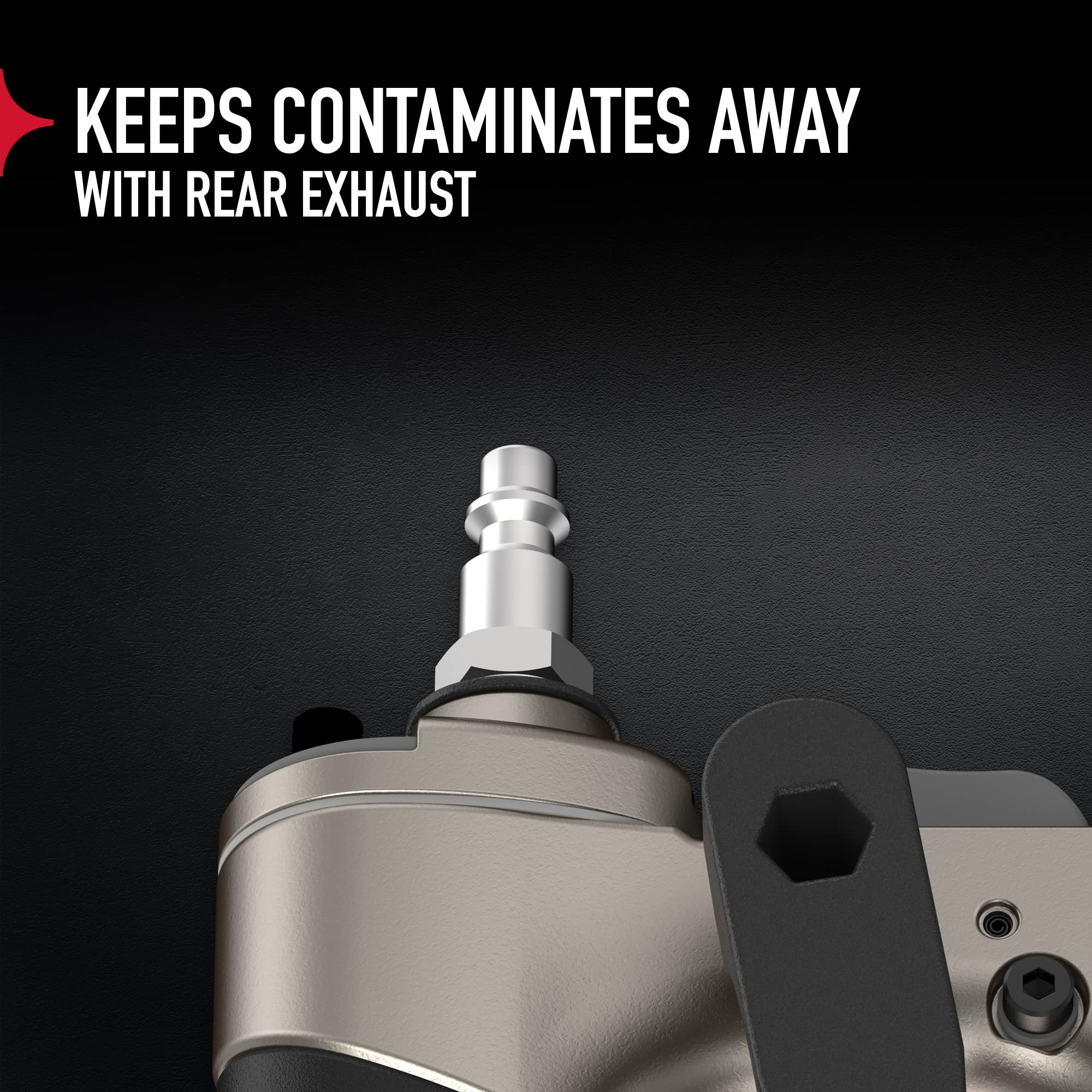 Side-load magazine enables fast, convenient reloading.