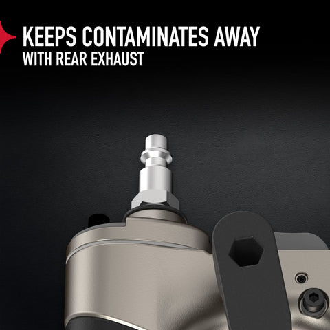 Side-load magazine enables fast, convenient reloading.