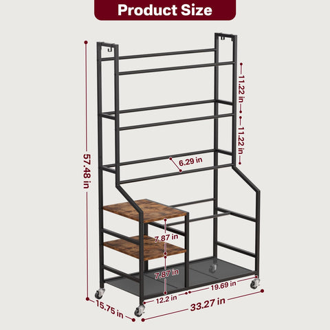 Portin Disc Station with angled top shelves for secure disc storage and easy access.