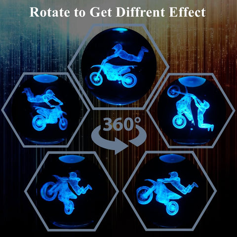 POSSHE dirt bike desk lamp with convenient on/off switch